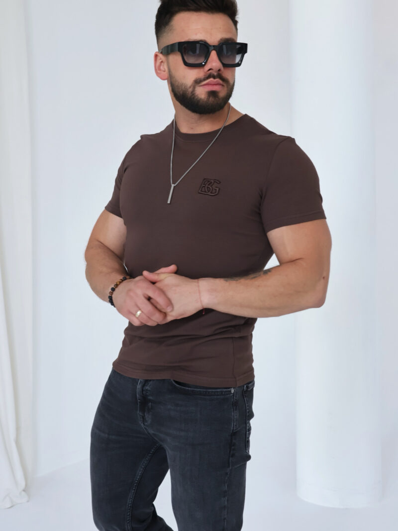 T-SHIRT MĘSKI BG BOND | CZEKOLADA