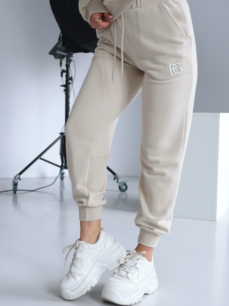 SPODNIE DAMSKIE BG BRAND | JASNY BEŻ