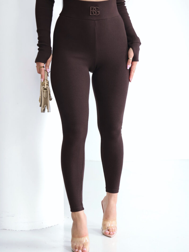 LEGGINSY DAMSKIE BG TASTE | GORZKA CZEKOLADA