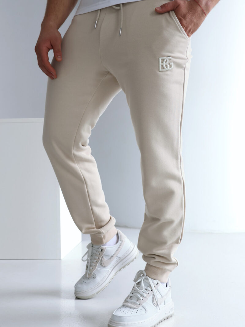 SPODNIE MĘSKIE BG BRAND | JASNY BEŻ
