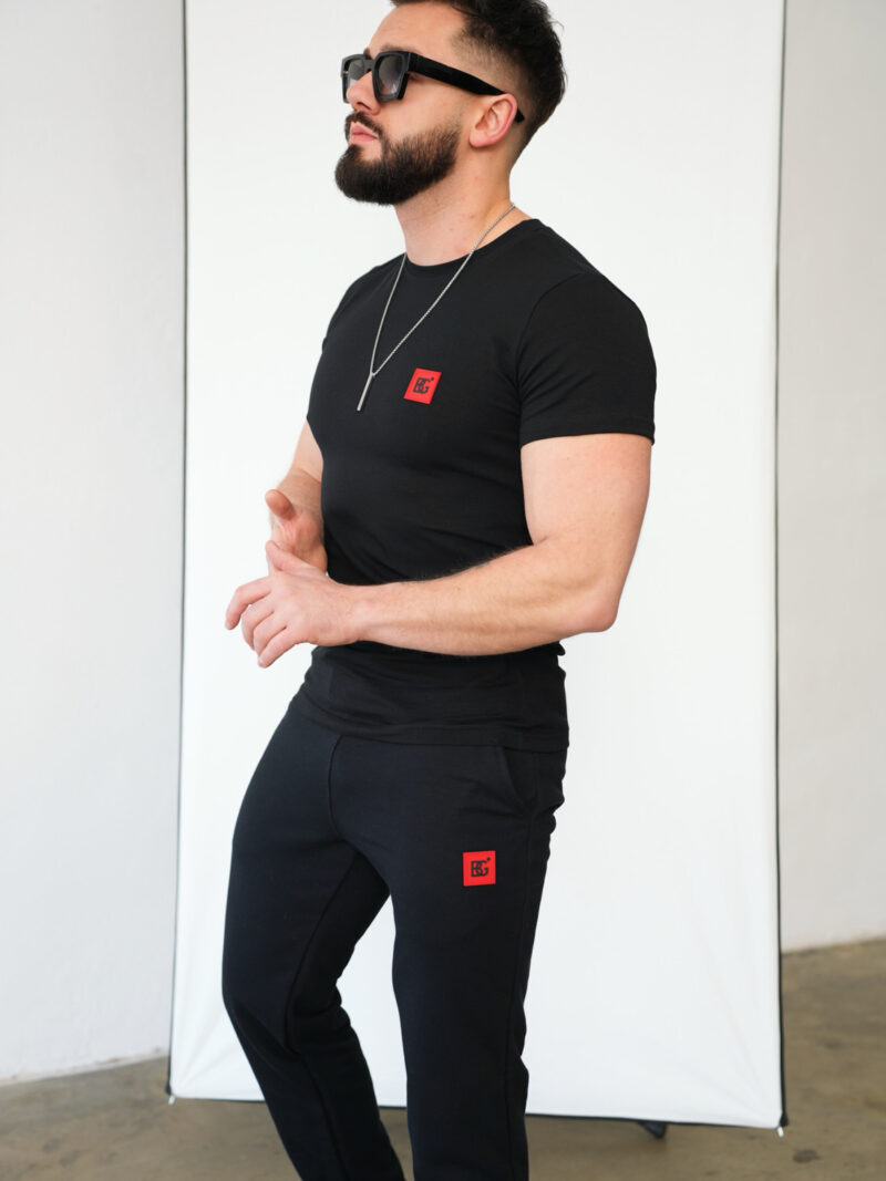 T-SHIRT MĘSKI BG KLAUS | CZARNY