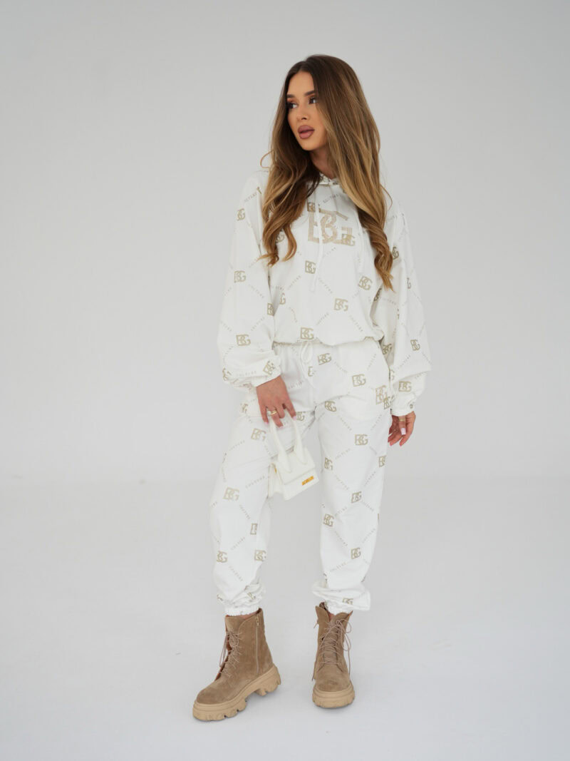 DRES DAMSKI BG HOLO | BIAŁY - ZŁOTY