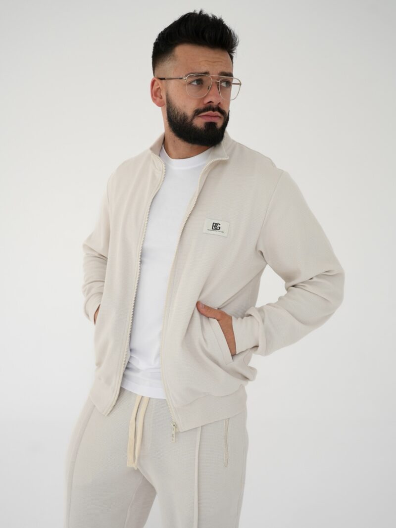 BLUZA MĘSKA BG REY | JASNY BEŻ