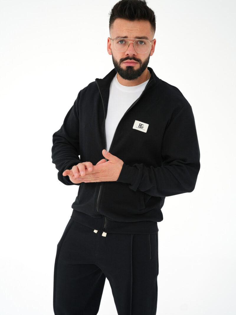 BLUZA MĘSKA BG REY | CZARNY