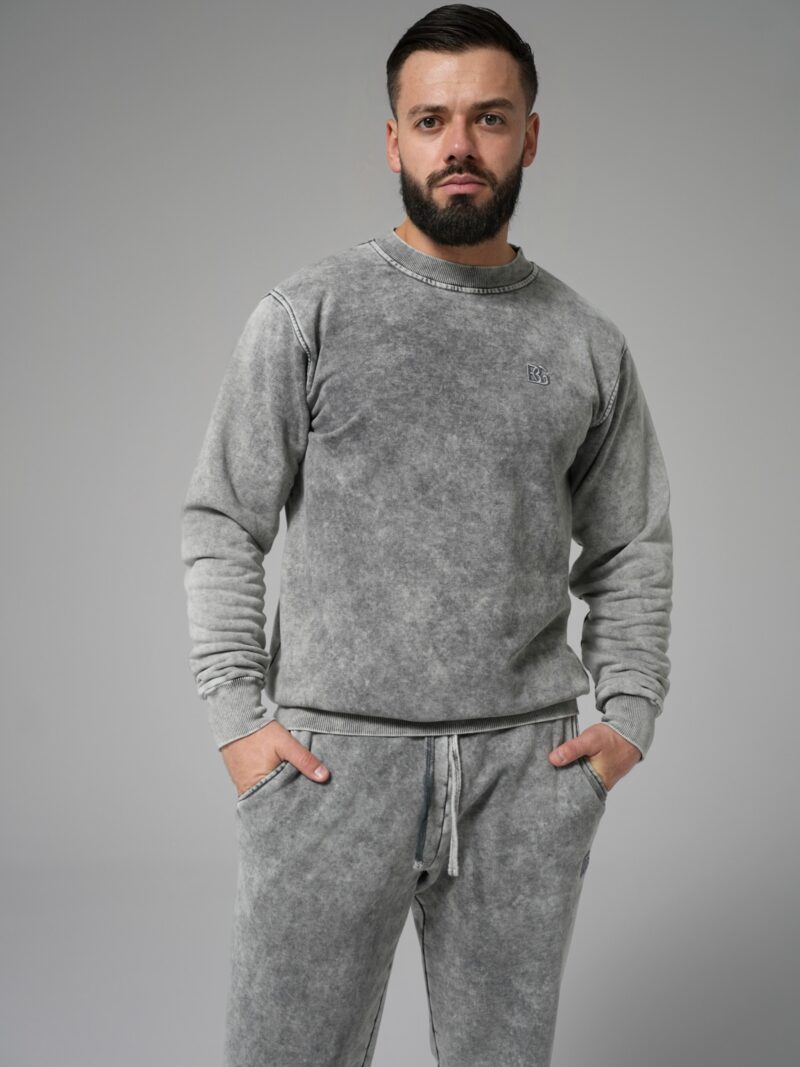 BLUZA MĘSKA BG CARTER | SZARY