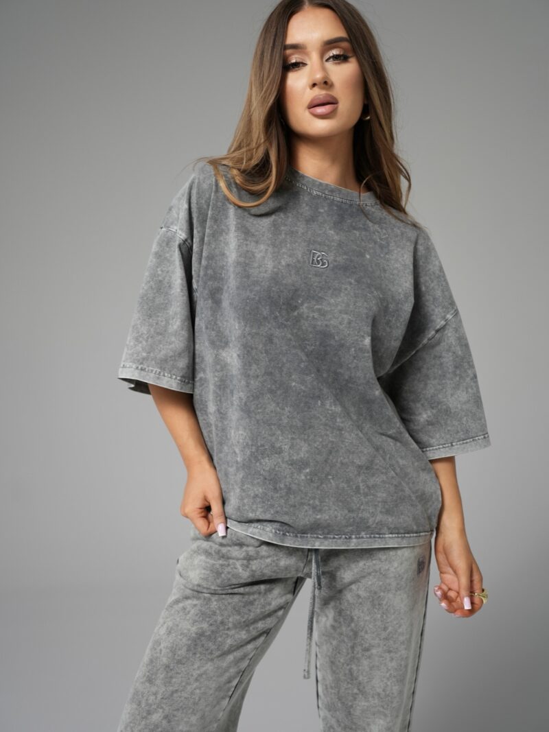 T-SHIRT DAMSKI BG IVY | SZARY
