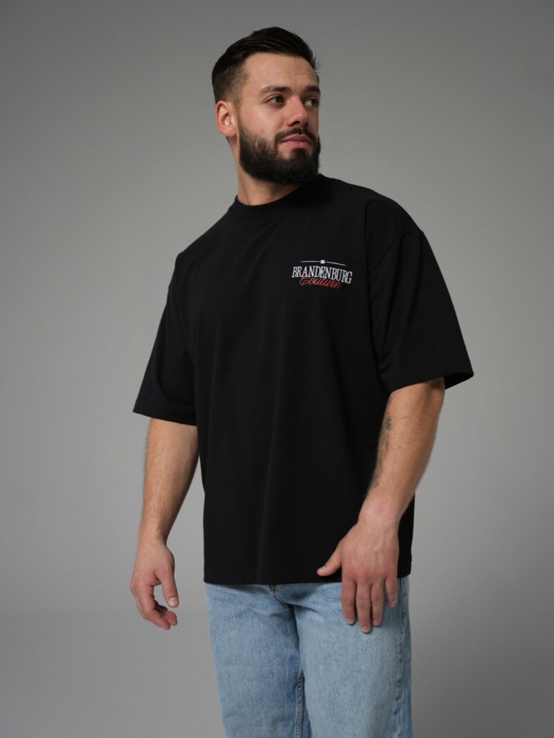 T-SHIRT MĘSKI BG SOHO | CZARNY