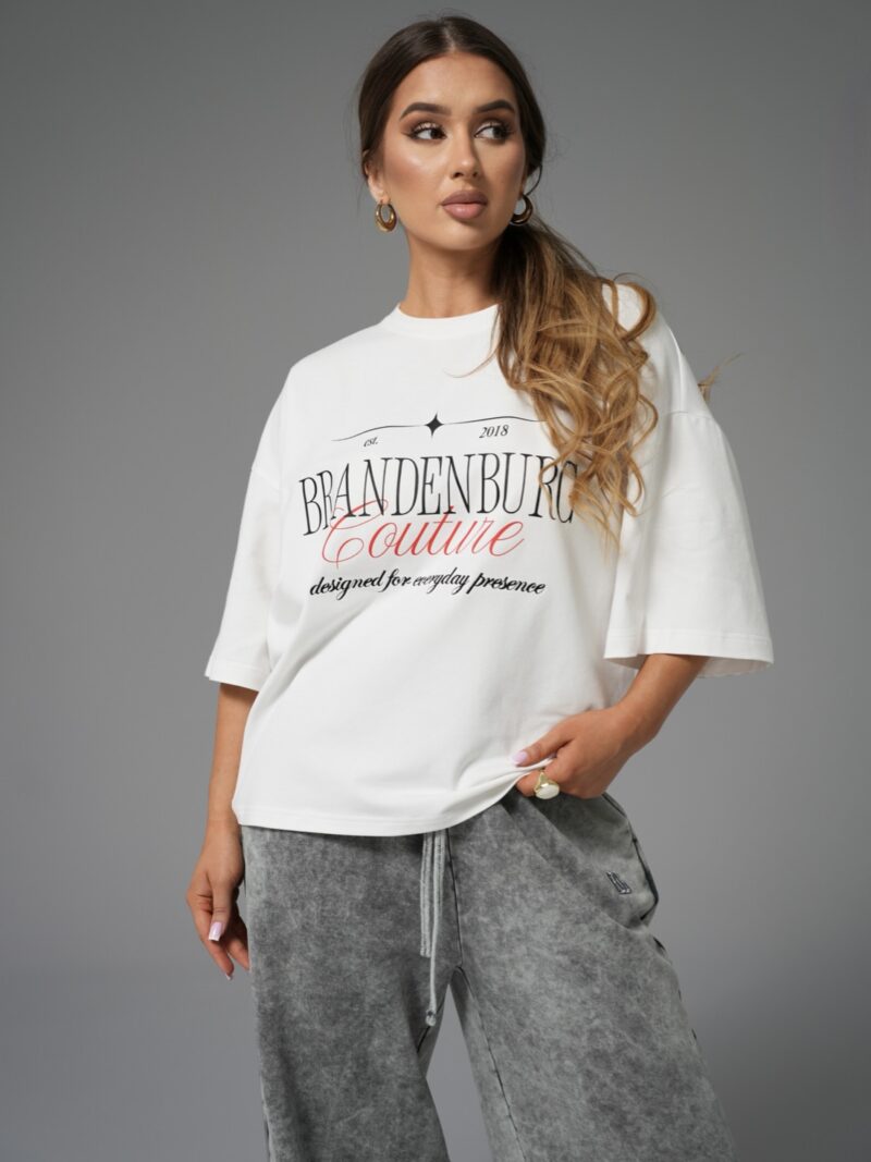 T-SHIRT DAMSKI BG NOLITA | BIAŁY