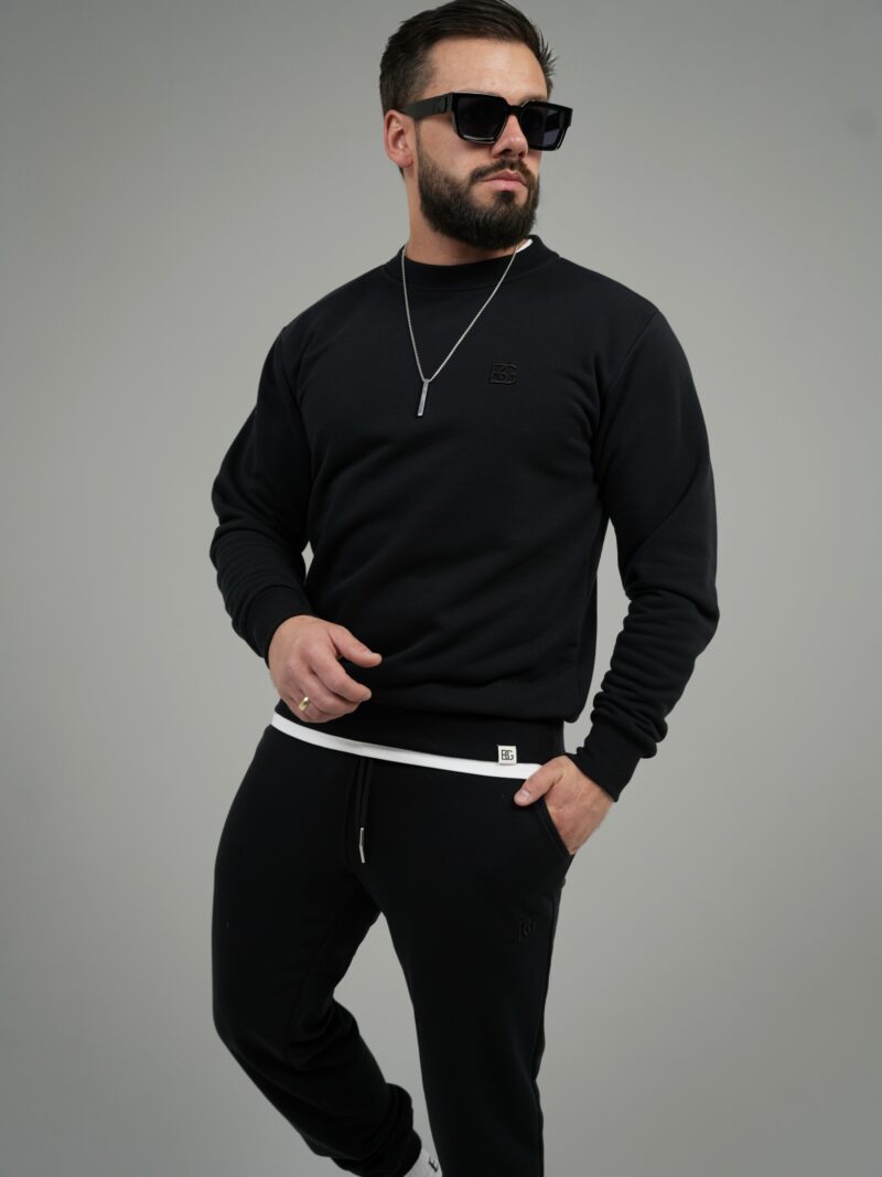 BLUZA MĘSKA BG FRAME | CZARNY