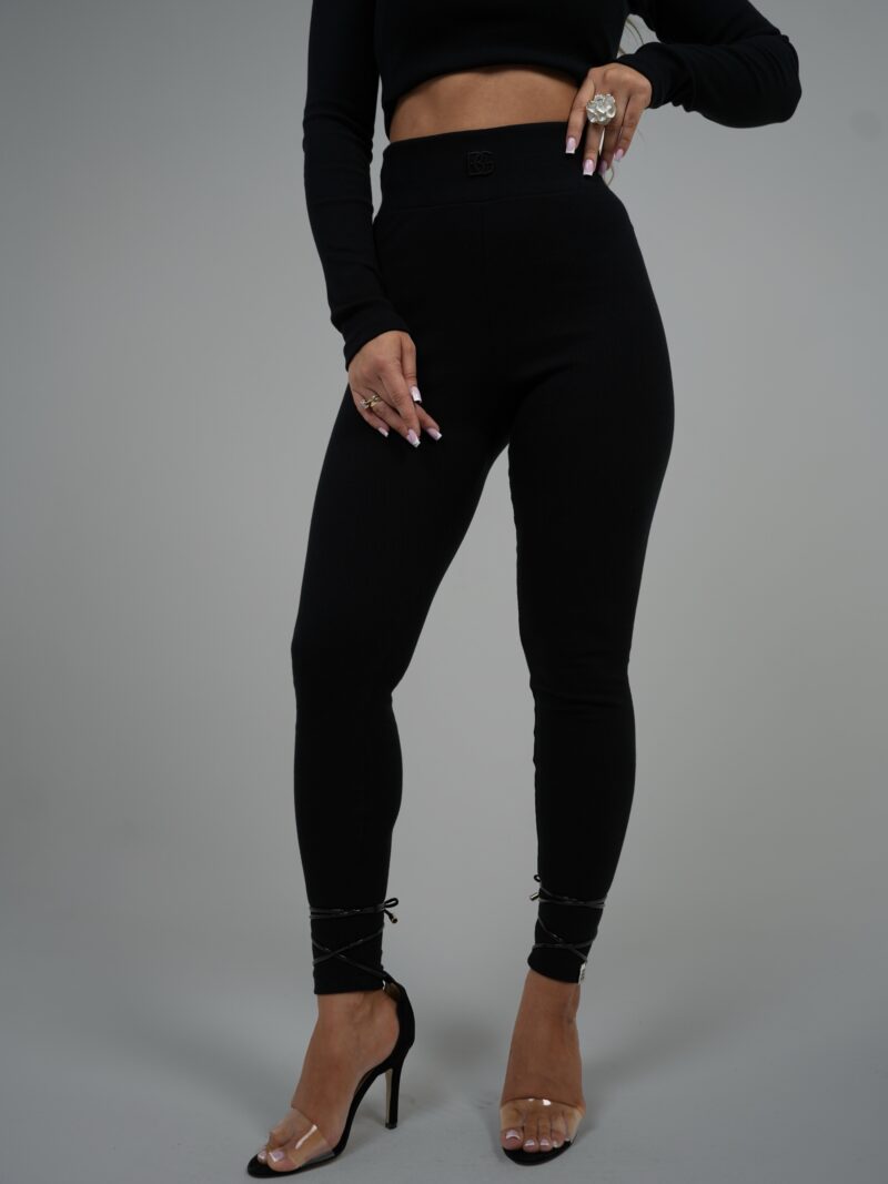 LEGGINSY DAMSKIE BG SCULPT | CZARNY