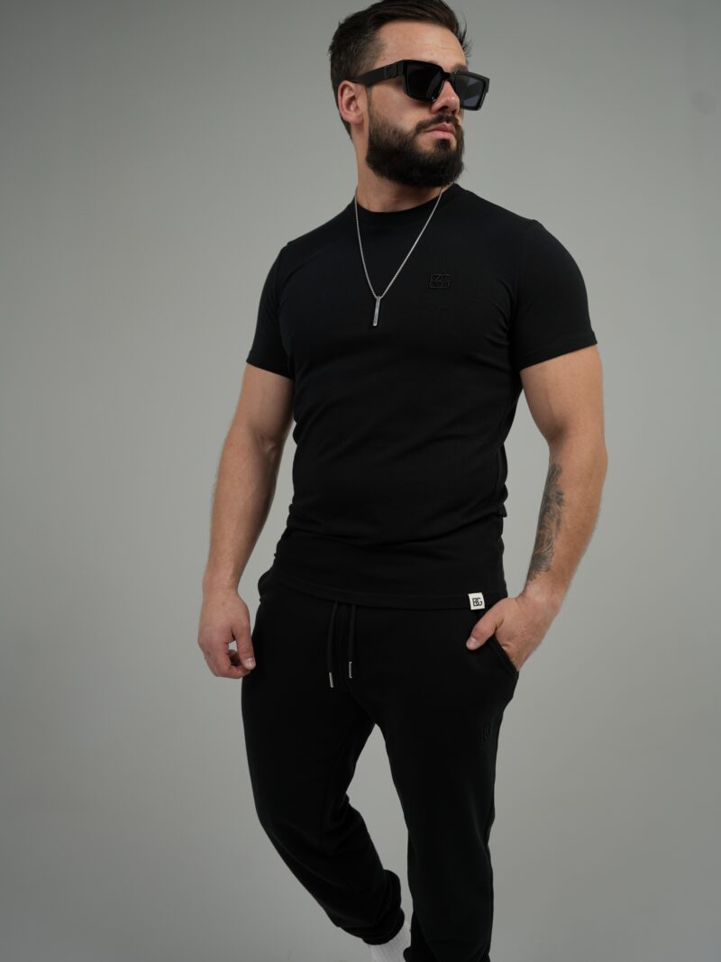 T-SHIRT MĘSKI BG FORM | CZARNY
