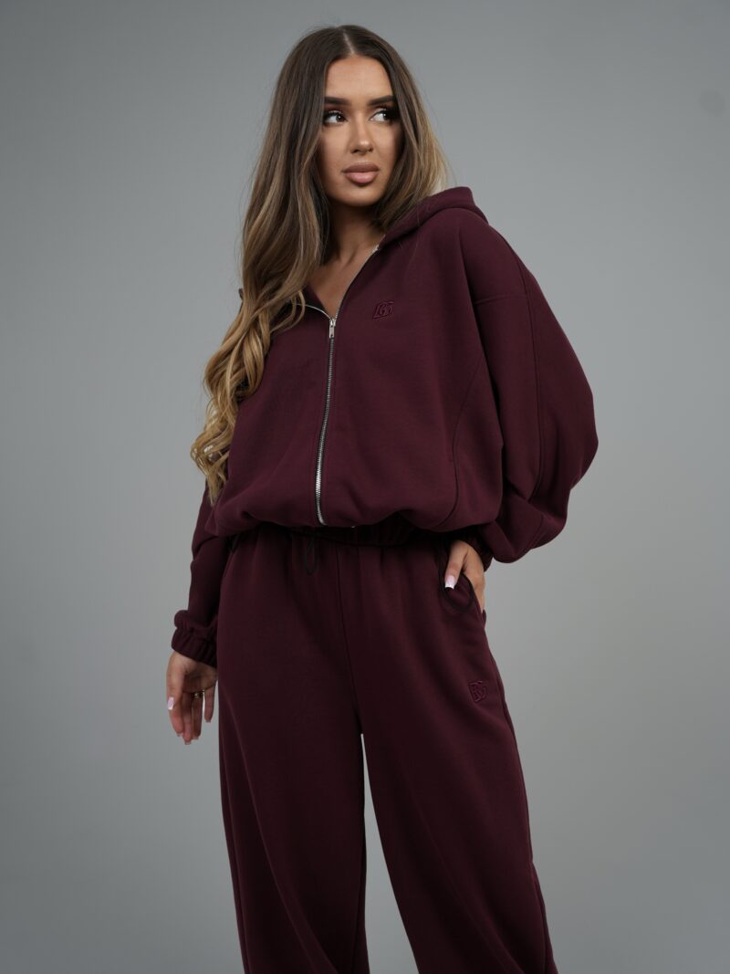 BLUZA DAMSKA BG SHELL | BORDO