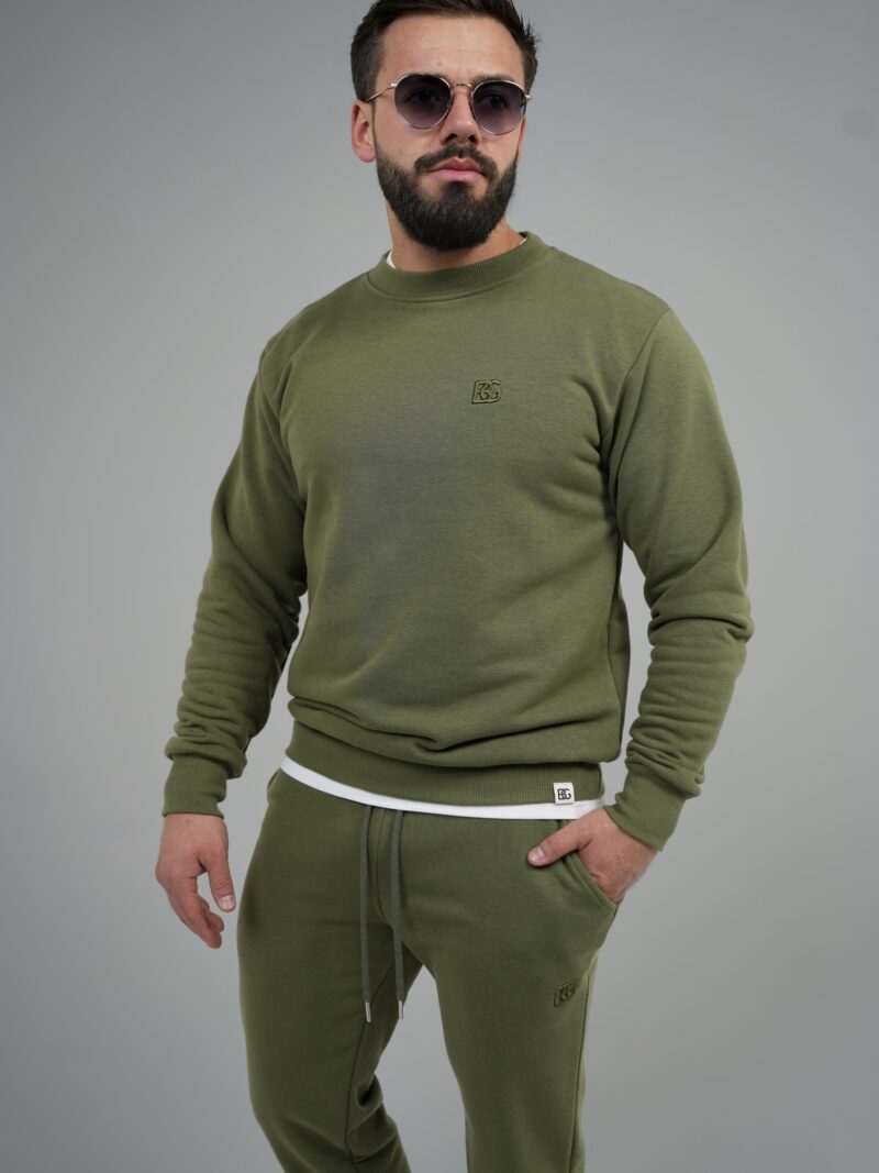 BLUZA MĘSKA BG FRAME | OLIWKA
