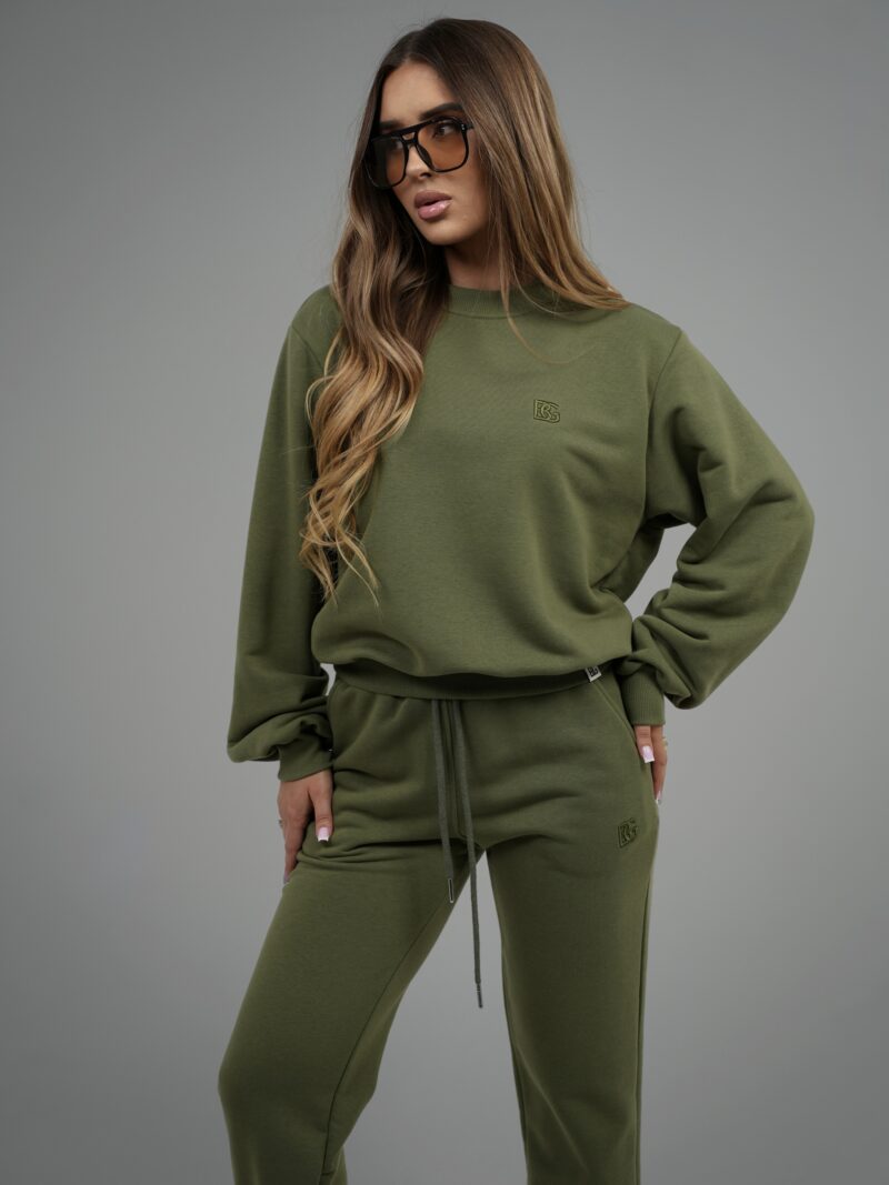 BLUZA DAMSKA BG CORE | OLIWKA