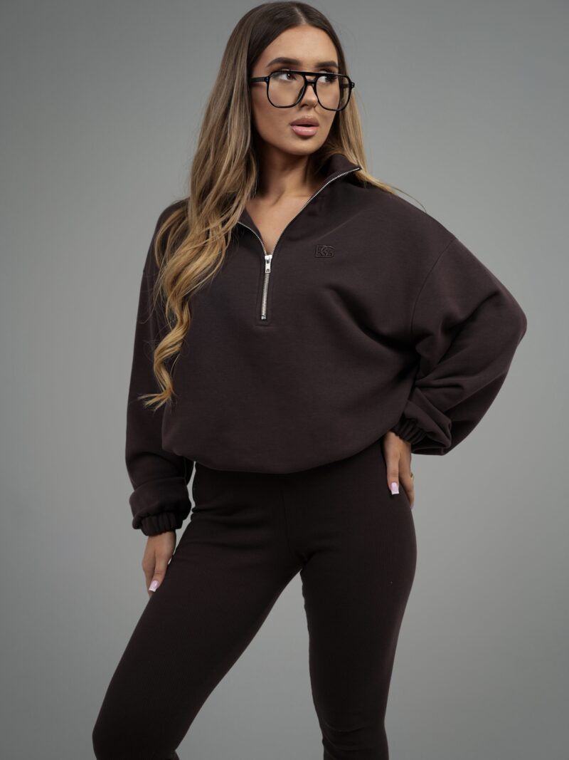 BLUZA DAMSKA BG PIVOT | GORZKA CZEKOLADA