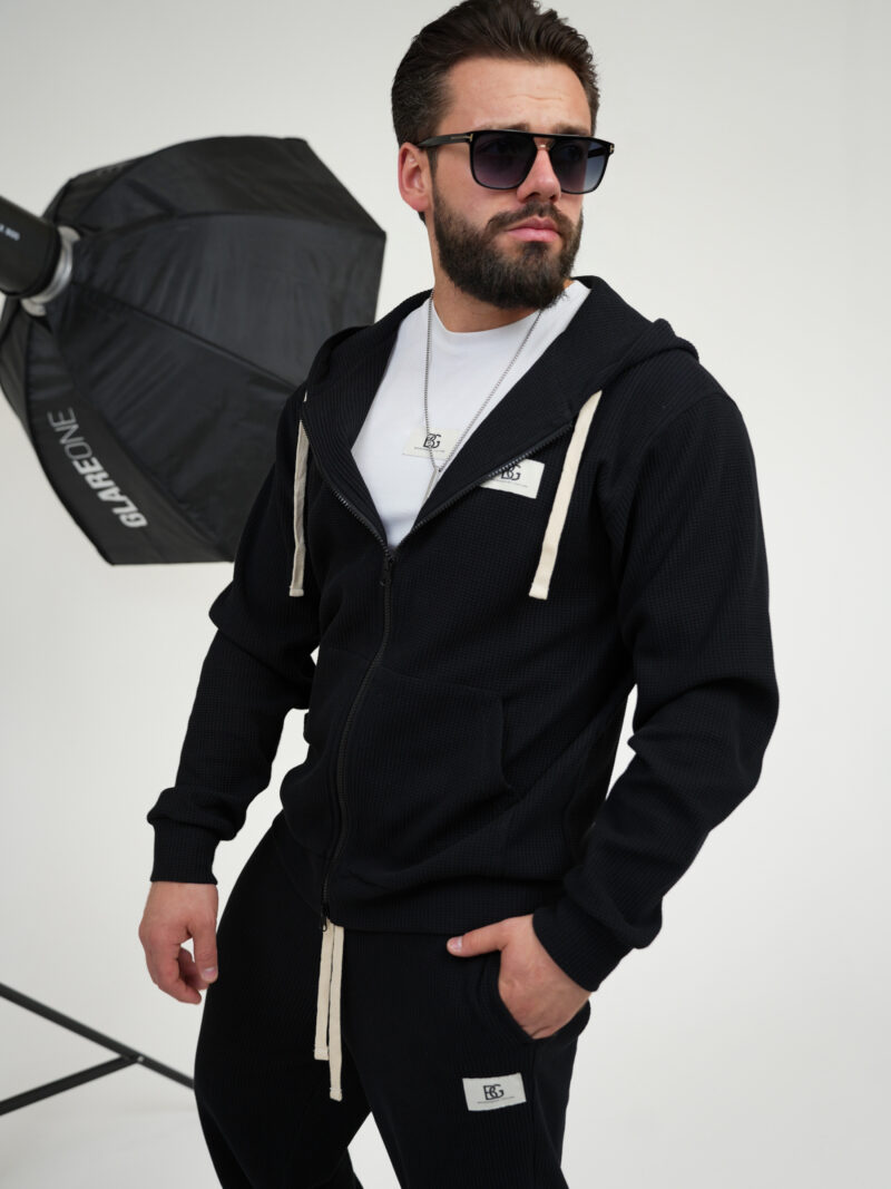 BLUZA MĘSKA BG ELEMENT | CZARNY